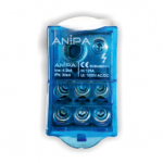 DISTRIBUTION UNIT 125A, INPUT: 1x10-35, OUTPUT: 6X2,5-16 & 1x6-16