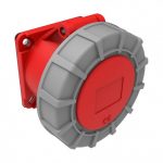 32A 3-PHASE (5PIN: 3P+E+N) PANEL MOUNT INDUSTRIAL SOCKET, IP67