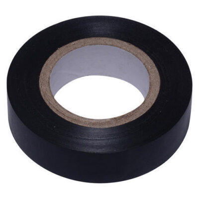 Black Insulation Tape Close-up View