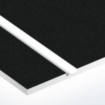 ENGRAVING  SHEET BLACK FACE WHITE LETTER  (120*60CM,THICKNESS 1.3MM)