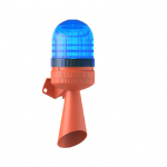 BLUE Optical and Audible Beacon 85-260VAC ((LED Multifunction Multi-Tone Combination))