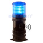Ø70 1 LAYER LEDS (BLUE) LIGHT TOWER WITH BUZZER -110-240VAC