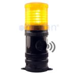 Ø70 1 LAYER LEDS (AMBER) LIGHT TOWER WITH BUZZER -110-240VAC