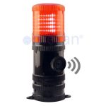 Ø70 1 LAYER LEDS (RED) LIGHT TOWER WITH BUZZER -110-240VAC