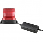 Ø110 LED MULTIFUNCTION RECHARGABLE MAGNETIC BEACON (WITH ON-OFF SWITCH) AMBER OR RED