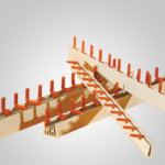 Compass Bussbar 10sqm 80A Single Pole