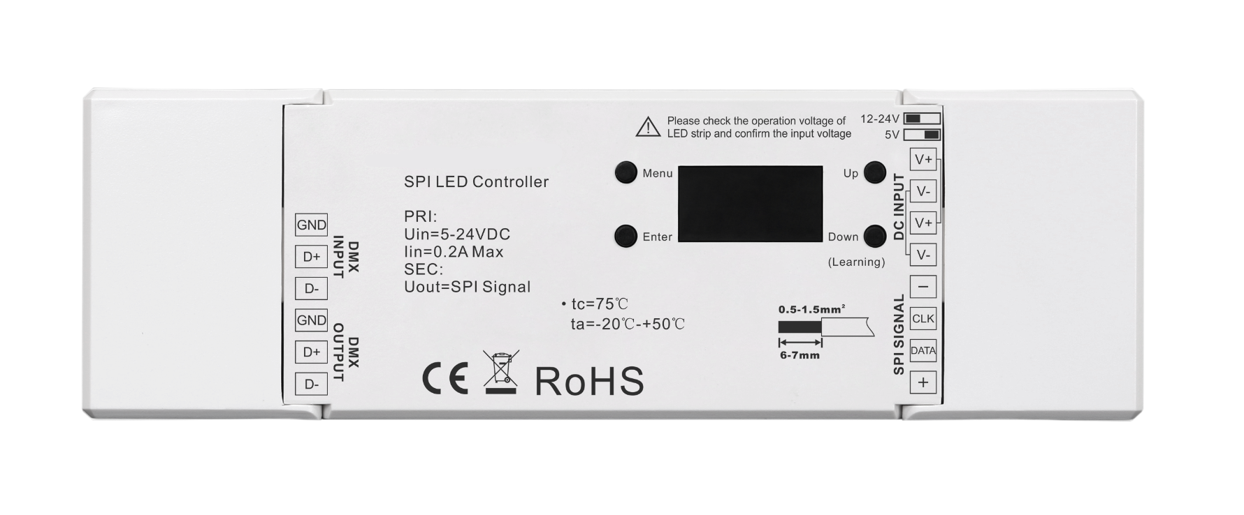 sss Smart SPI LED Pixel Controller with OLED - Image 1